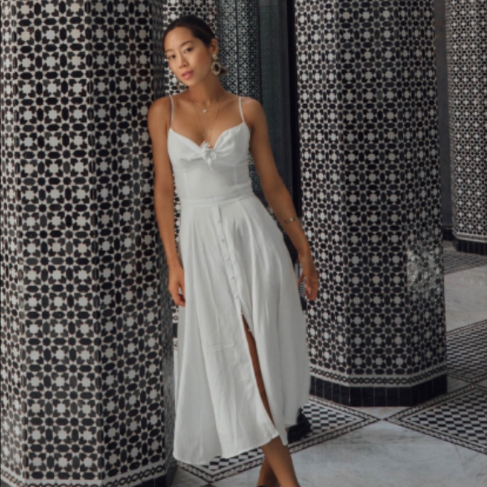 Yumi Kim white maxi dress songofstyle